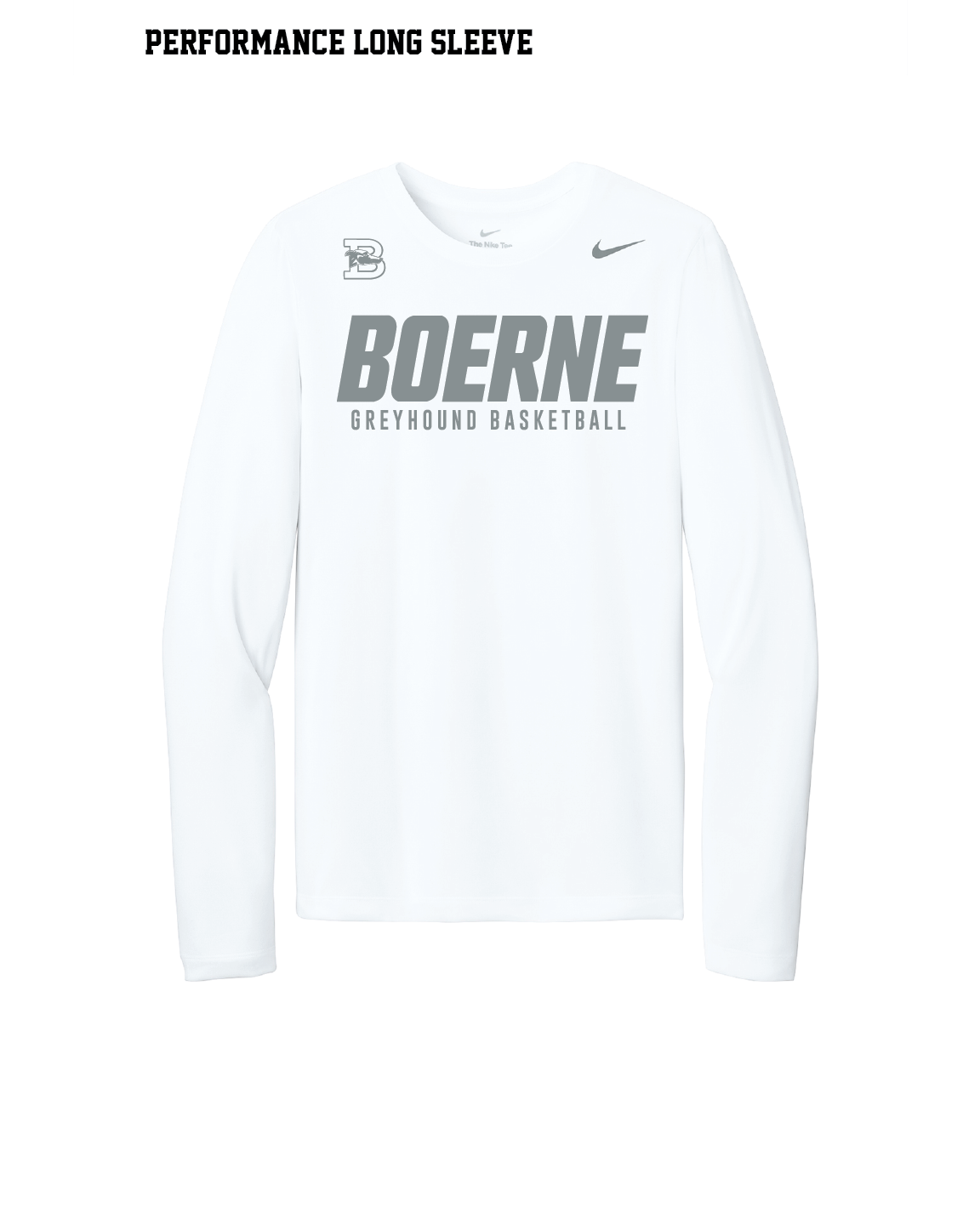 Greyhound Boys Basketball Nike Longsleeve