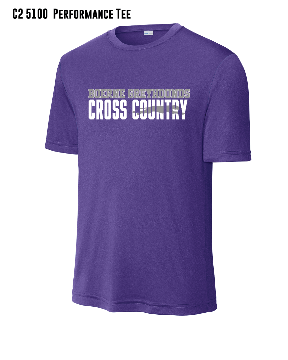 Greyhound Cross Country Performance Tee