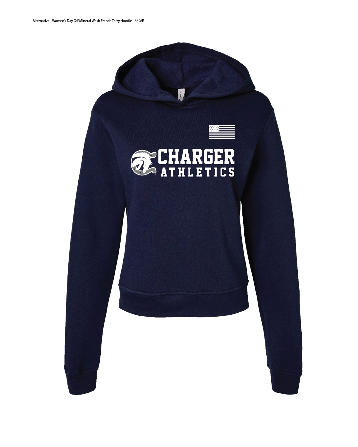 BMS South Athletics Ladies Fit Hoodie