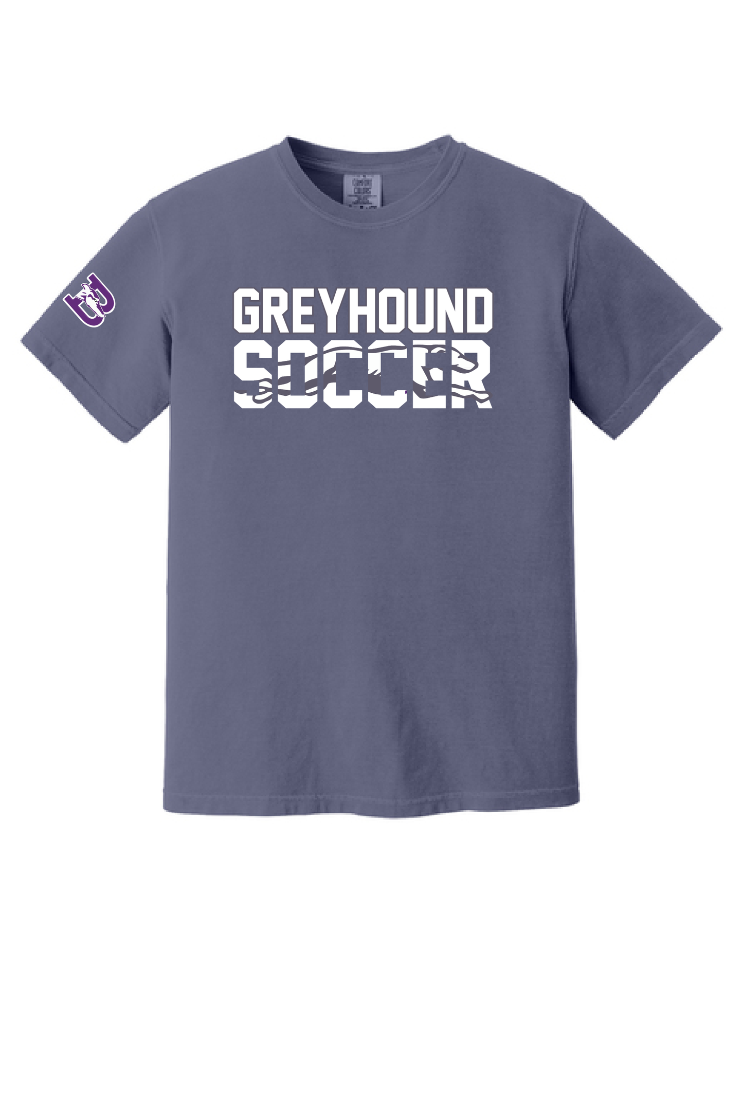 Greyhound Soccer Comfort Color Tee