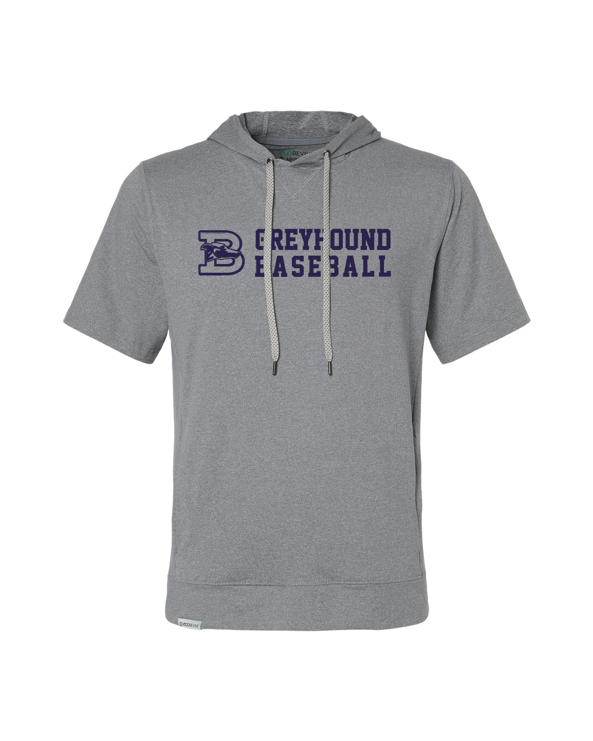 Greyhound Baseball Official Short Sleeve Hoodie