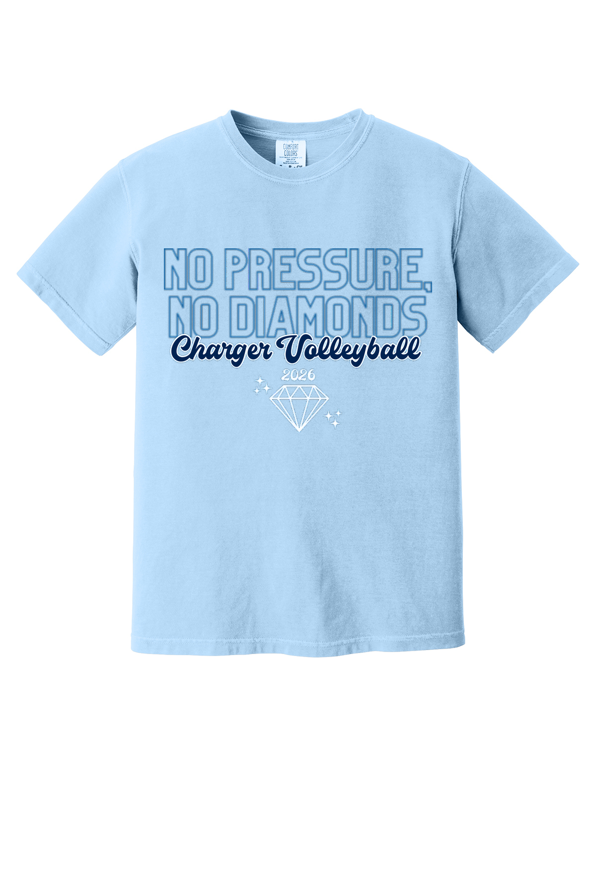 Charger Volleyball Game Day Tee