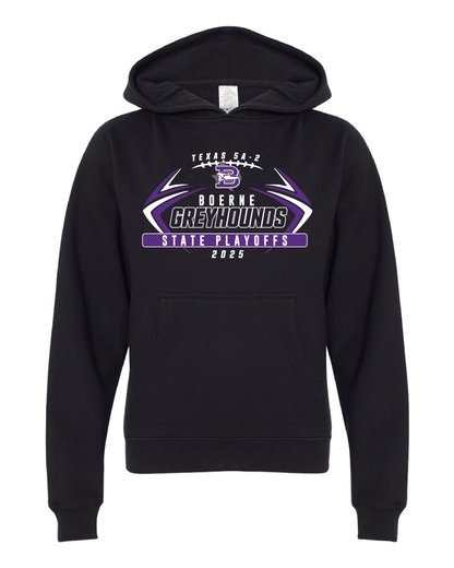Greyhound Football 2025 Playoff Youth Hoodie