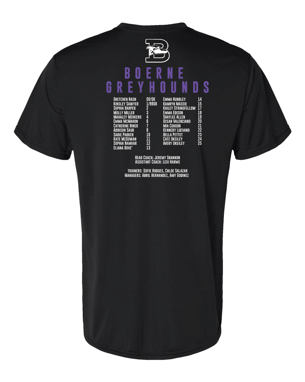 BHS Girls Soccer Playoff Performance Tee