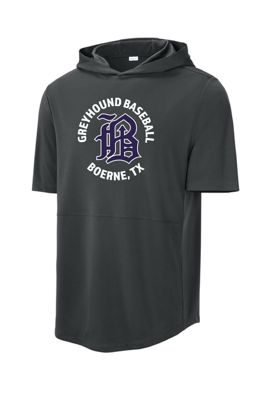 Greyhound Baseball Official Short Sleeve Hoodie