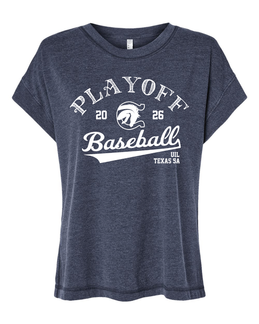 Charger Baseball Playoffs Ladies Tee