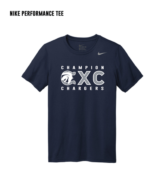 Charger NIKE Cross Country Performance Tee