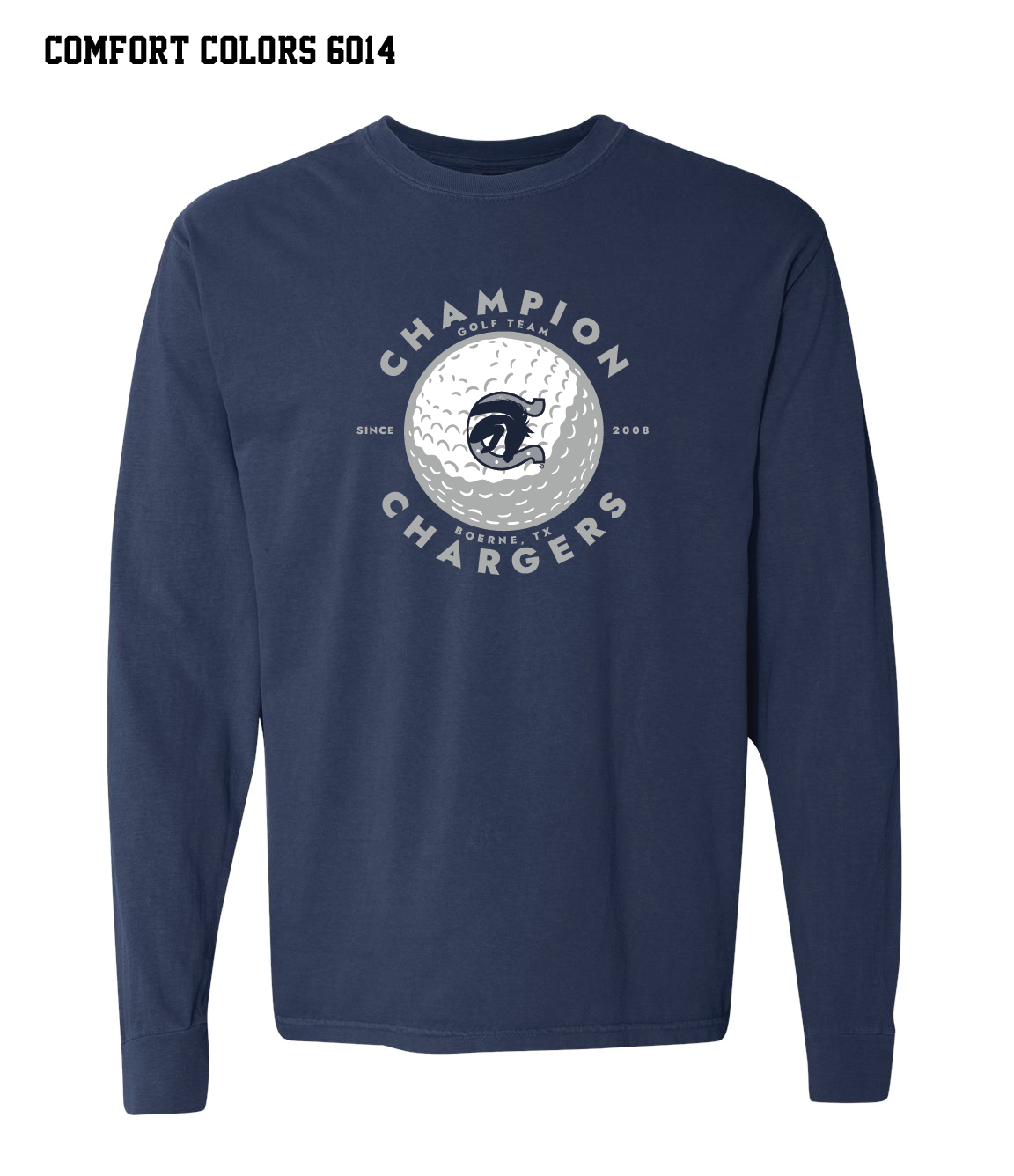 Charger Golf Graphic Long Sleeve Tee