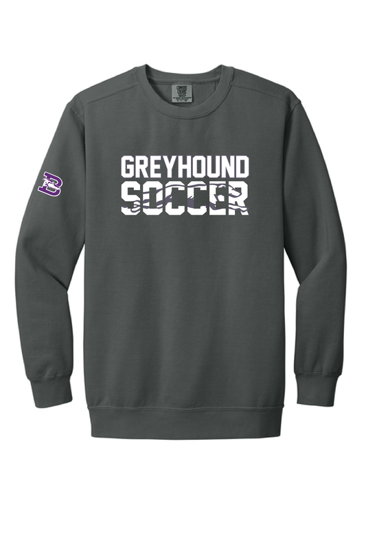 Greyhound Soccer Comfort Color Sweatshirt