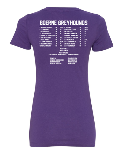 Greyhound Baseball Playoffs Ladies Tee