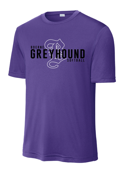 Greyhound Softball Performance Tee