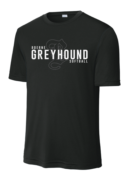Greyhound Softball Performance Tee