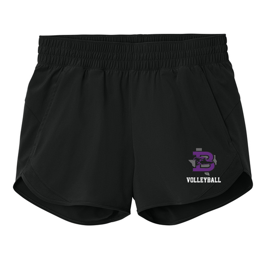 Greyhound Volleyball Black Shorts